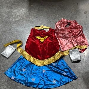 Wonder Woman Kids Costume - Red, Blue, Gold